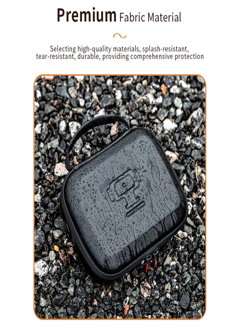 ستارت آر سي حقيبة كاميرا رياضية محمولة من STARTRC، صندوق تخزين للكاميرا بتصميم شبه مفتوح، تدعم الكاميرا + مقبض البطارية + مقبض 1/4 بوصة + كابل PD + حامل ثلاثي صغير، متوافقة مع DJI Pocket 3 - Image 5